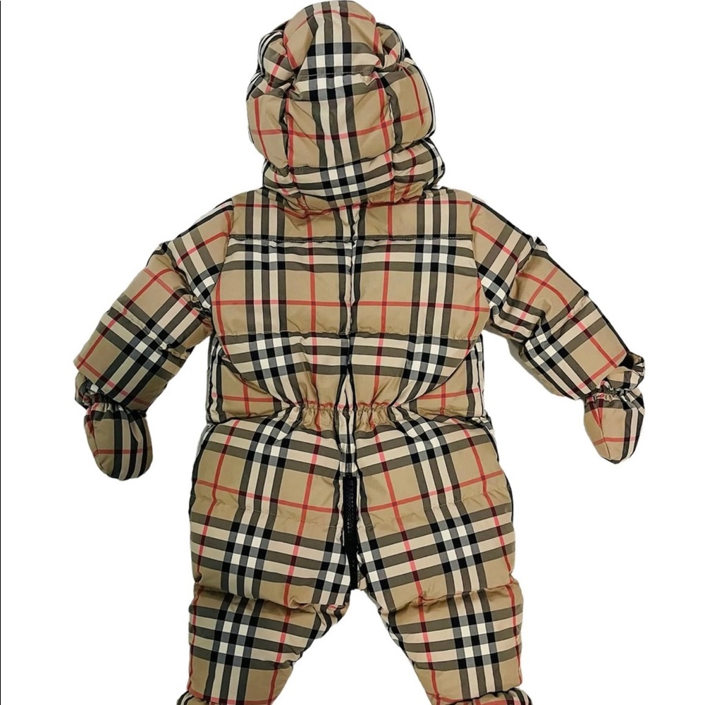 Burberry snowsuit 9 months
